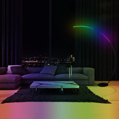 RGBW Modern Curve Floor Lamp | New Version - Firebrands
