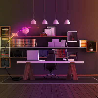 RGBW Modern Curve Floor Lamp | New Version - Firebrands