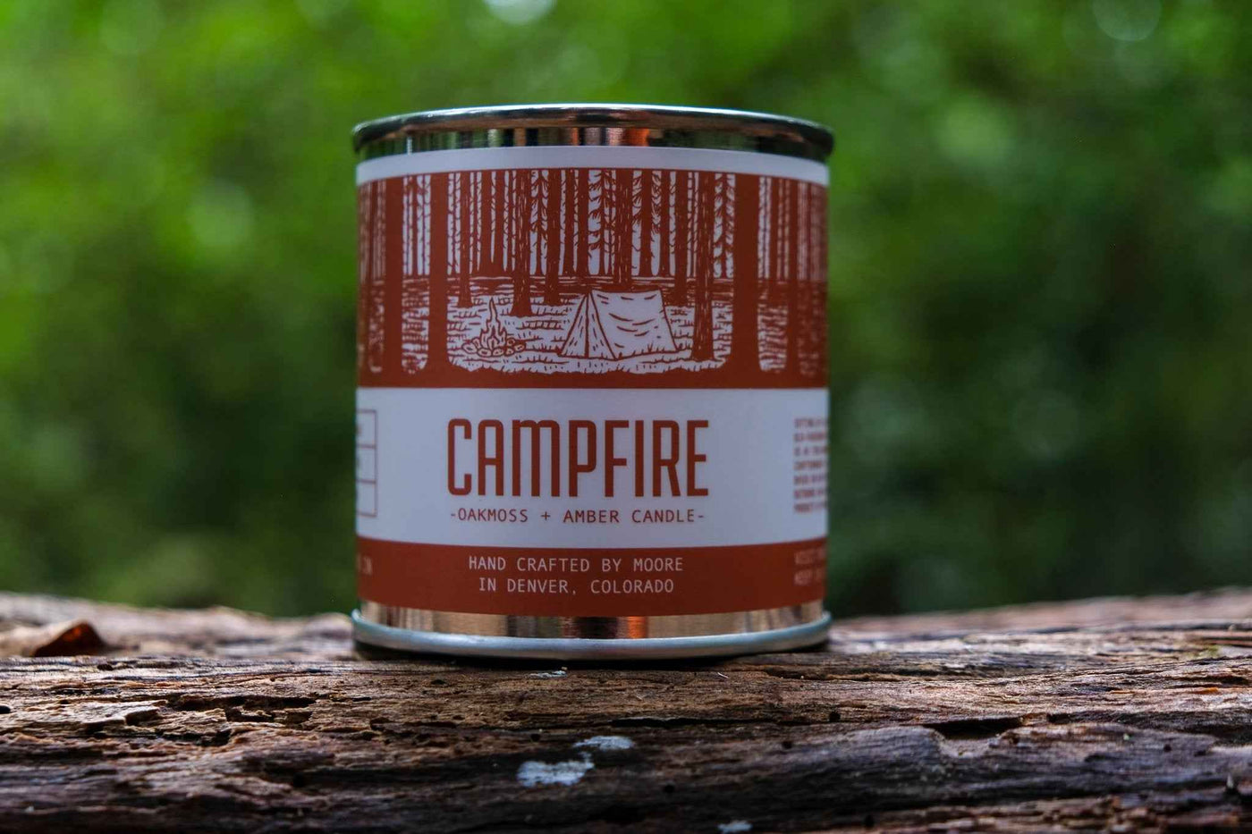 Campfire scented soy candle