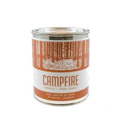 Campfire scented soy candle