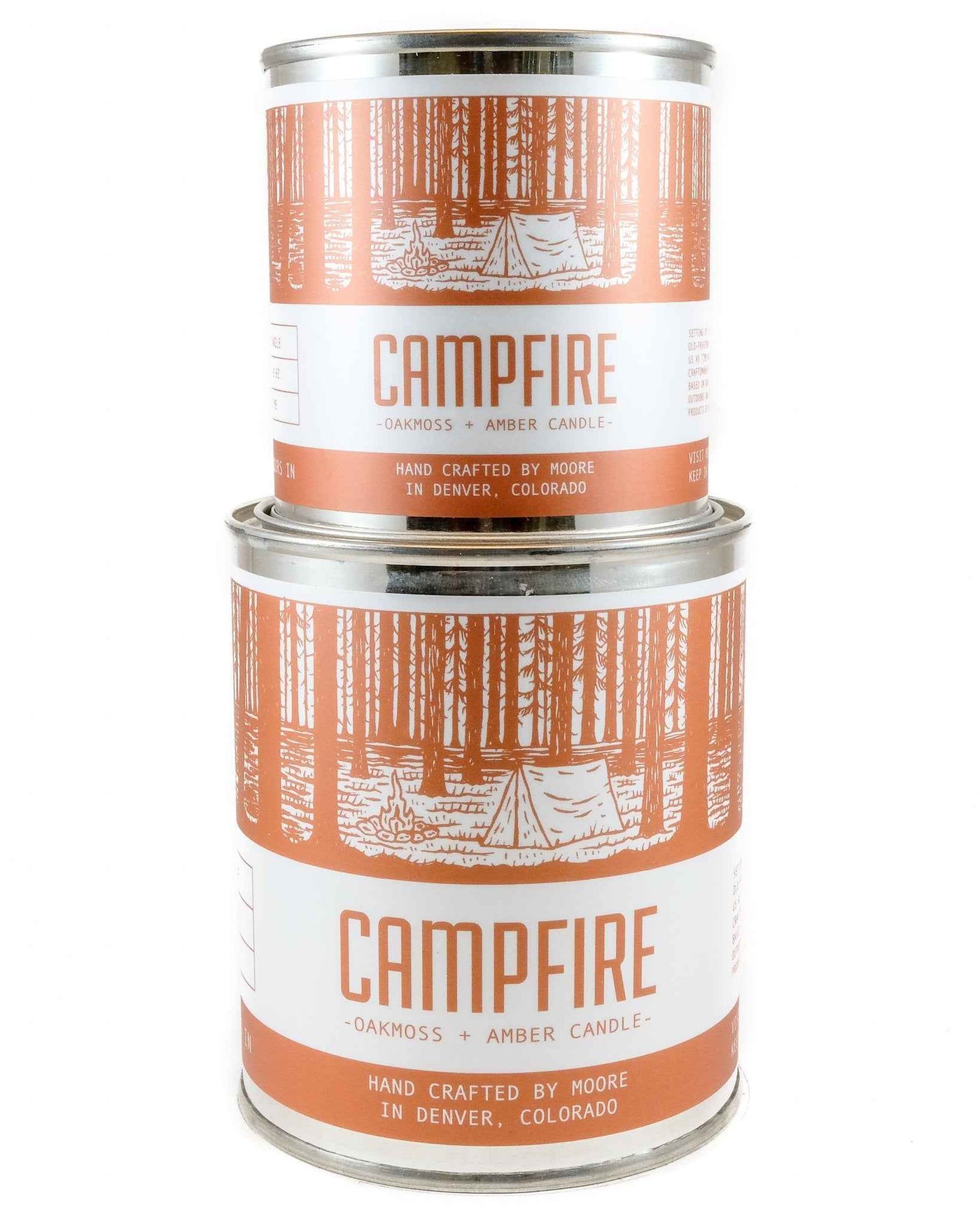 Campfire scented soy candle