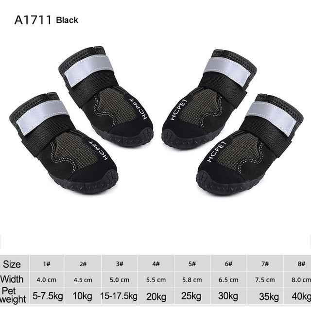 Waterproof reflective Dog Boots - Reflective and Durable Protection for Paws