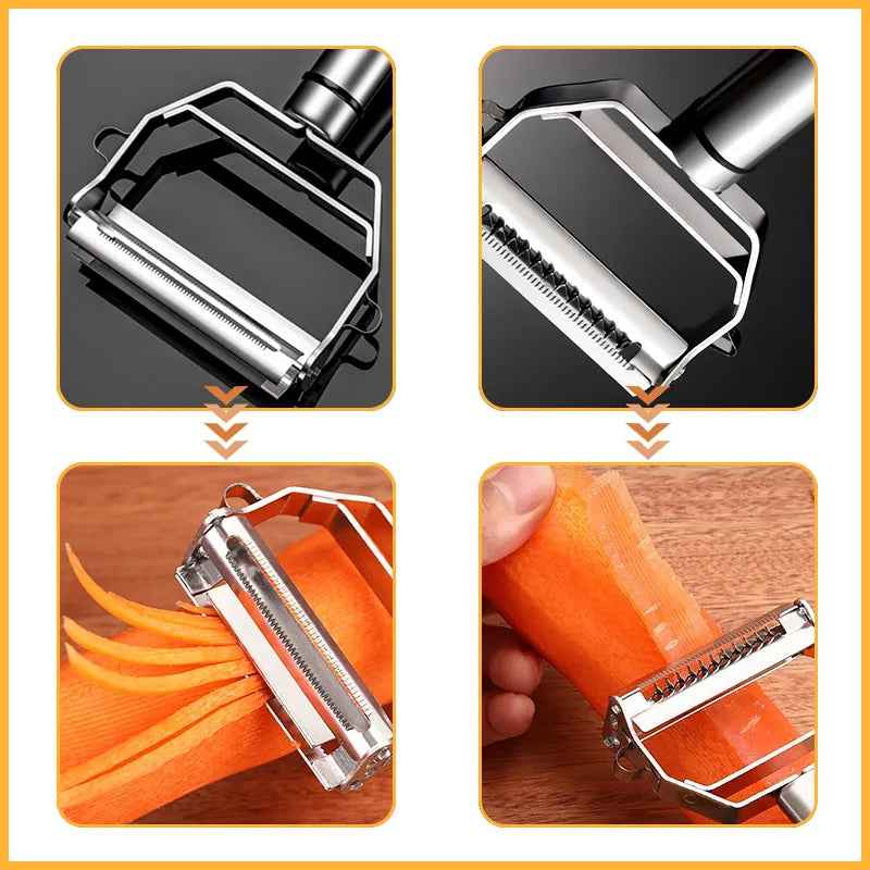 Stainless Steel Vegetable Peeler for Effortless Kitchen Prep