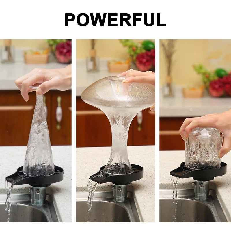 Glass Rinser Automatic Cup Washer for Effortless Cleaning