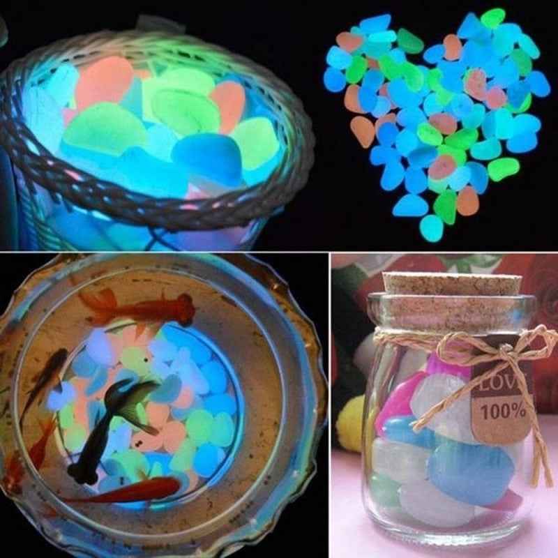 Glow in the Dark Garden Pebbles