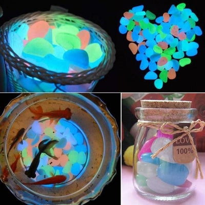 Glow in the Dark Garden Pebbles - Firebrands