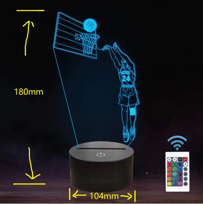 Basketball 3D Lamp - Firebrands