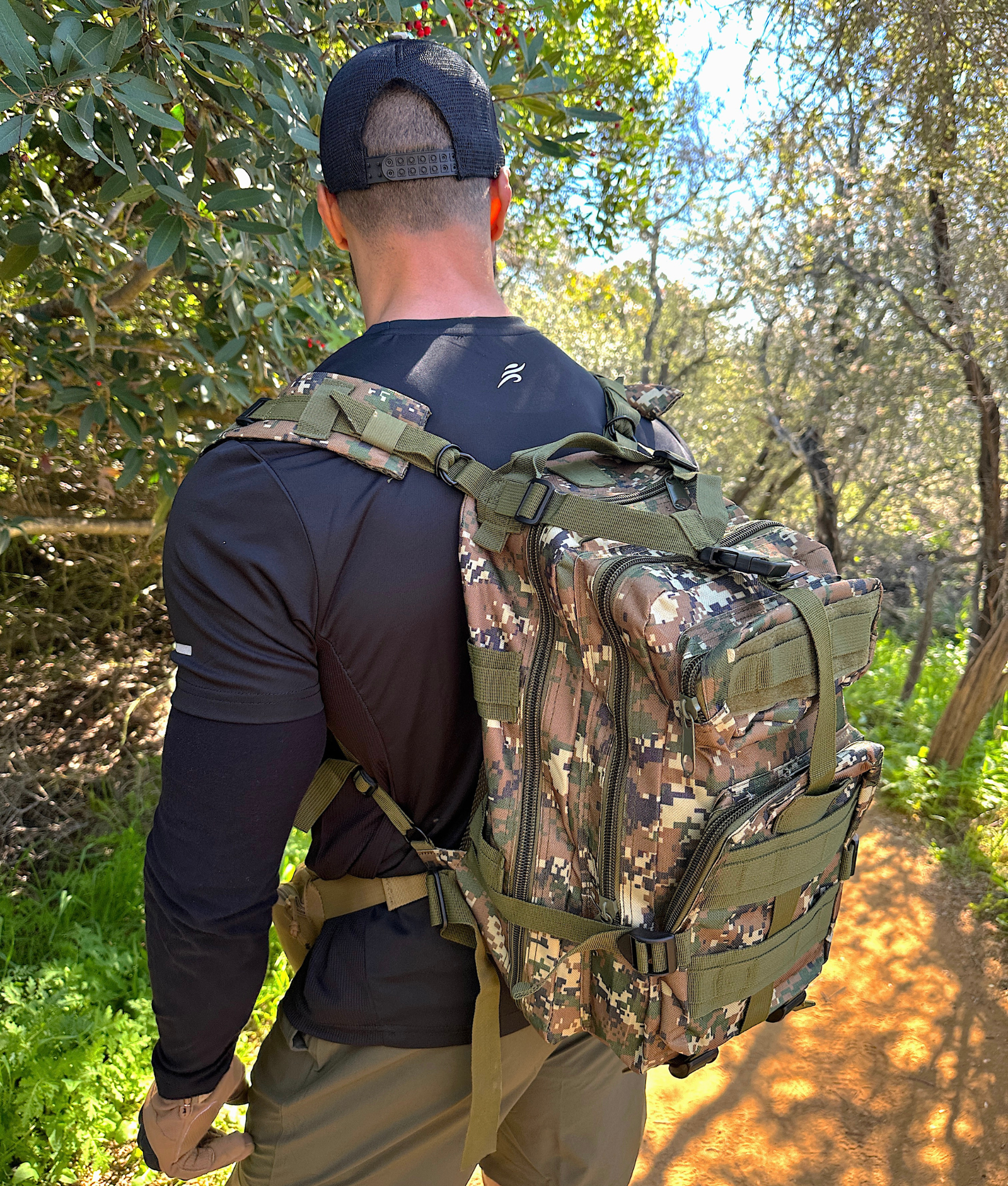 Tactical 25L Molle Backpack Army Pack | MOLLE Bag Rucksack | Range Bag