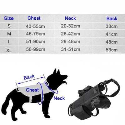 Tactical Military Dog Harness - Firebrands
