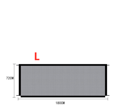 Black Foldable Protection Pet Safety Gate - Firebrands
