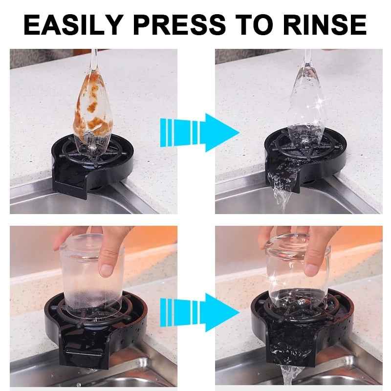 Glass Rinser Automatic Cup Washer for Effortless Cleaning