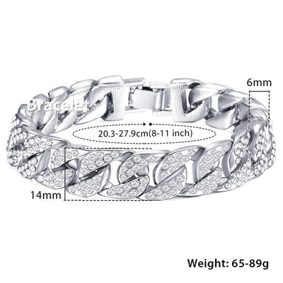 Miami Gold Curb Cuban Bracelet - Firebrands