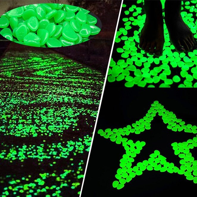 Glow in the Dark Garden Pebbles - Firebrands