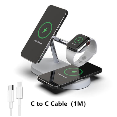 3-in-1 Wireless Magsafe Charger Stand - Firebrands
