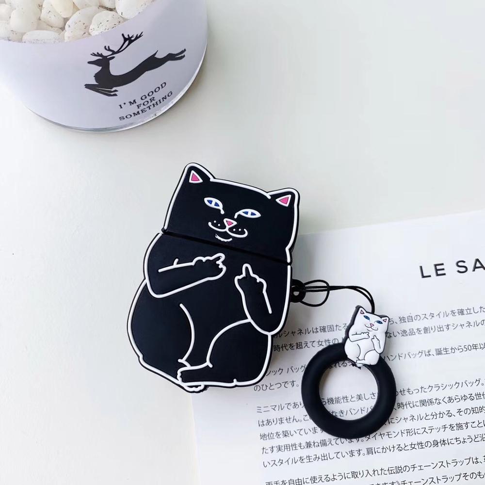 Cartoon Cat AirPods Case - Firebrands