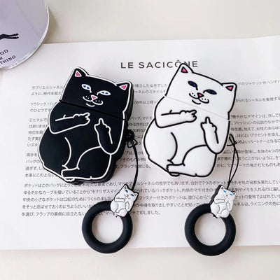 Cartoon Cat AirPods Case - Firebrands