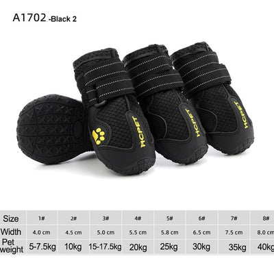 Waterproof Reflective Dog Boots - Firebrands