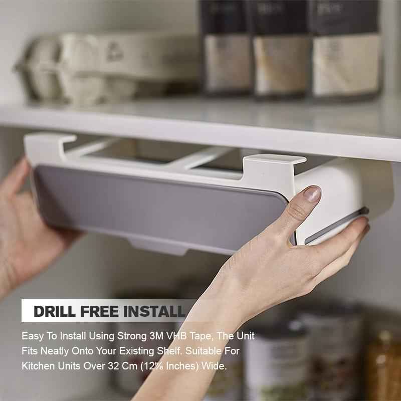 Kitchen Spice Organizer - Self-Adhesive Wall-Mounted Solution