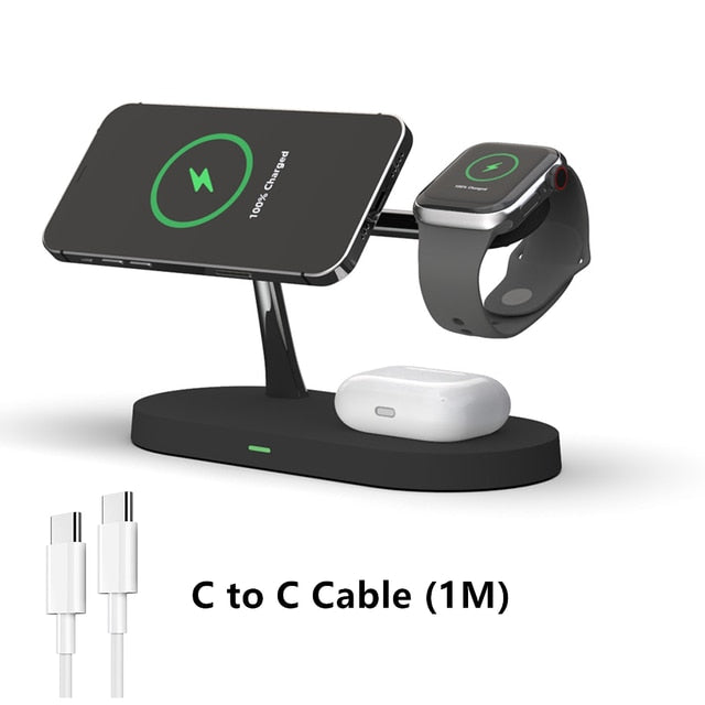 3-in-1 Wireless Magsafe Charger Stand - Firebrands