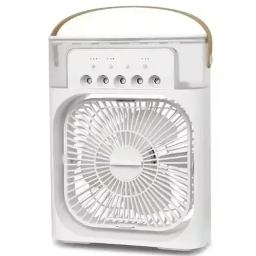 Multifunctional Desktop Atomizing Humidifier Night Light Air Cooler with 5 nozzles and USB TYPE-C power supply.