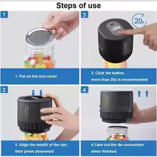 Mason Jar Vacuum Sealer Kit