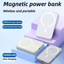 Thin Magnetic wireless power bank for iPhone