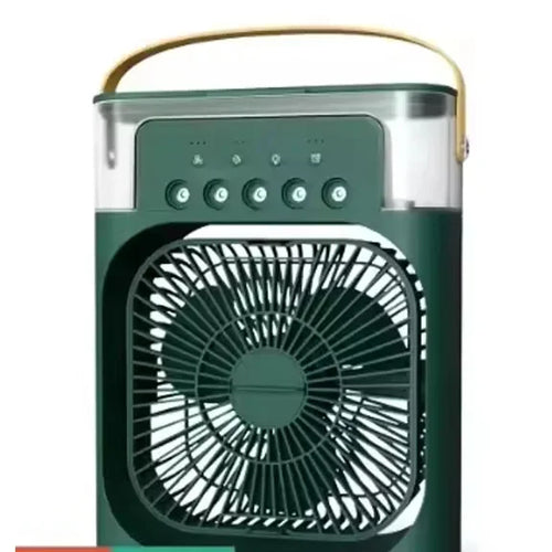 Multifunctional Desktop Atomizing Humidifier Night Light Air Cooler with 5 nozzles and USB TYPE-C power supply.
