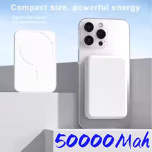 Thin Magnetic wireless power bank for iPhone