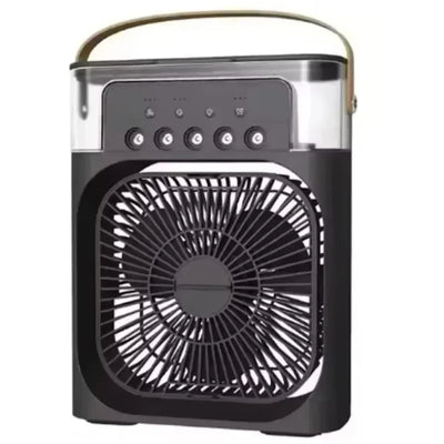 Multifunctional Desktop Atomizing Humidifier Night Light Air Cooler with five nozzles and USB Type-C power supply.