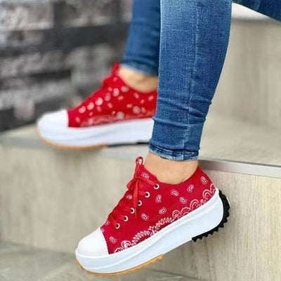 Pattern Canvas Women Sneakers Casual Sport Shoes - Firebrands