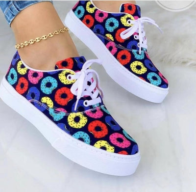 2022 Fashion Graffiti Women Sneakers Trainers Shoes - Firebrands