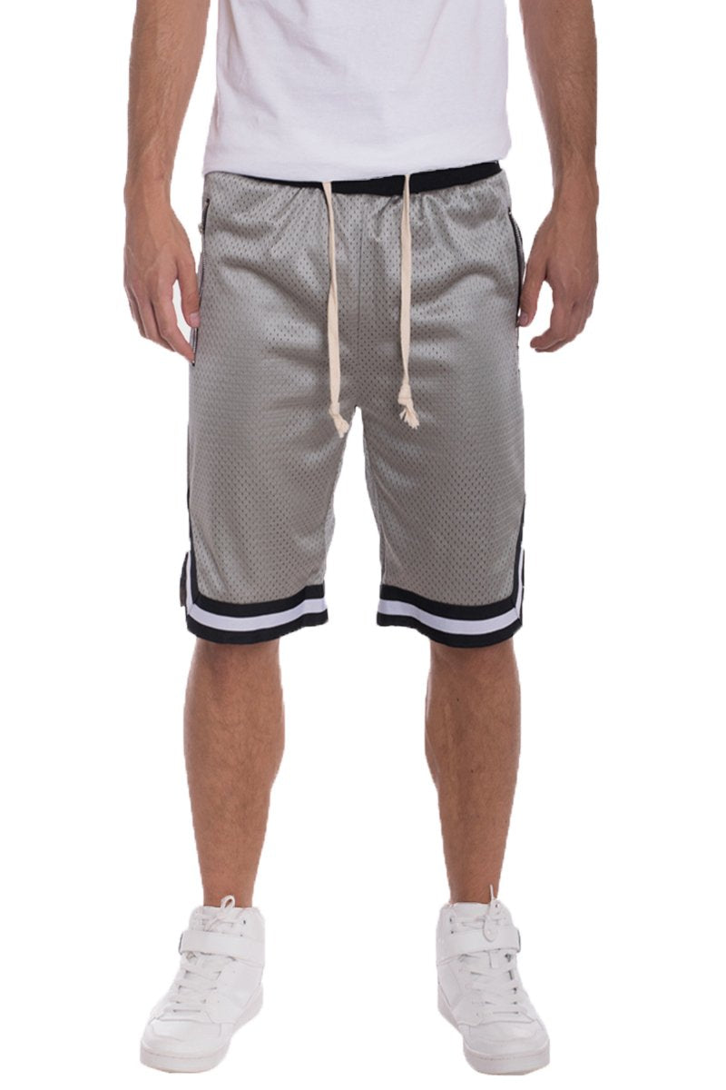 Solid Mesh Basketball Active Shorts for optimal performance and comfort on the court, featuring breathable fabric and athletic fit.