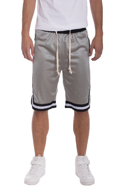 Solid Mesh Basketball Active Shorts for optimal performance and comfort on the court, featuring breathable fabric and athletic fit.