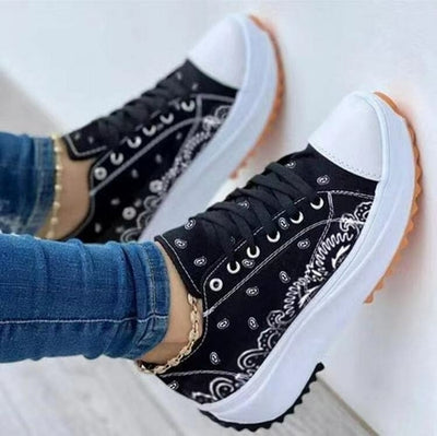 Pattern Canvas Women Sneakers Casual Sport Shoes - Firebrands