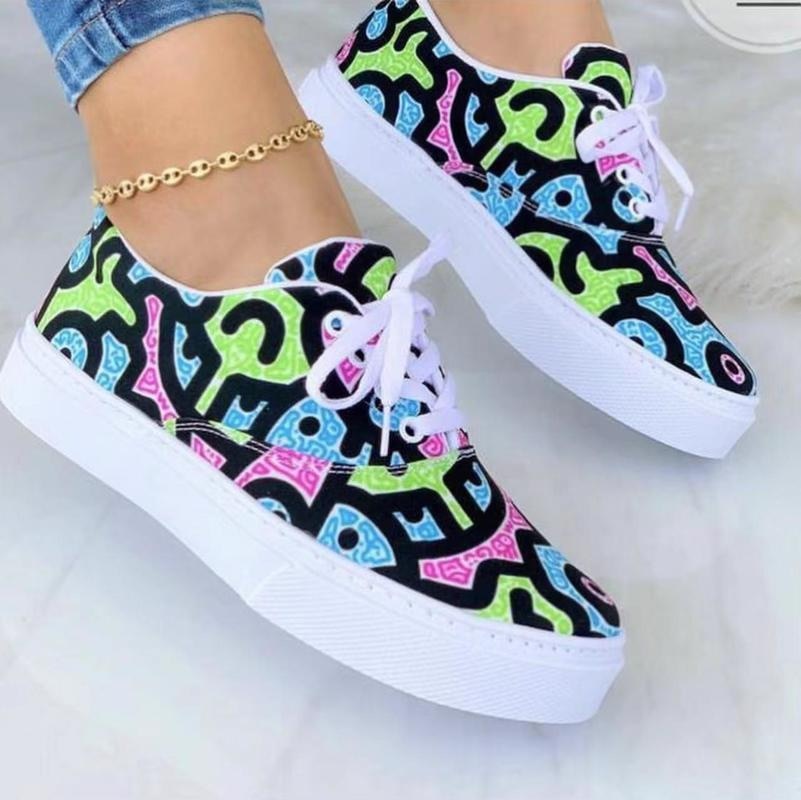 2022 Fashion Graffiti Women Sneakers Trainers Shoes - Firebrands