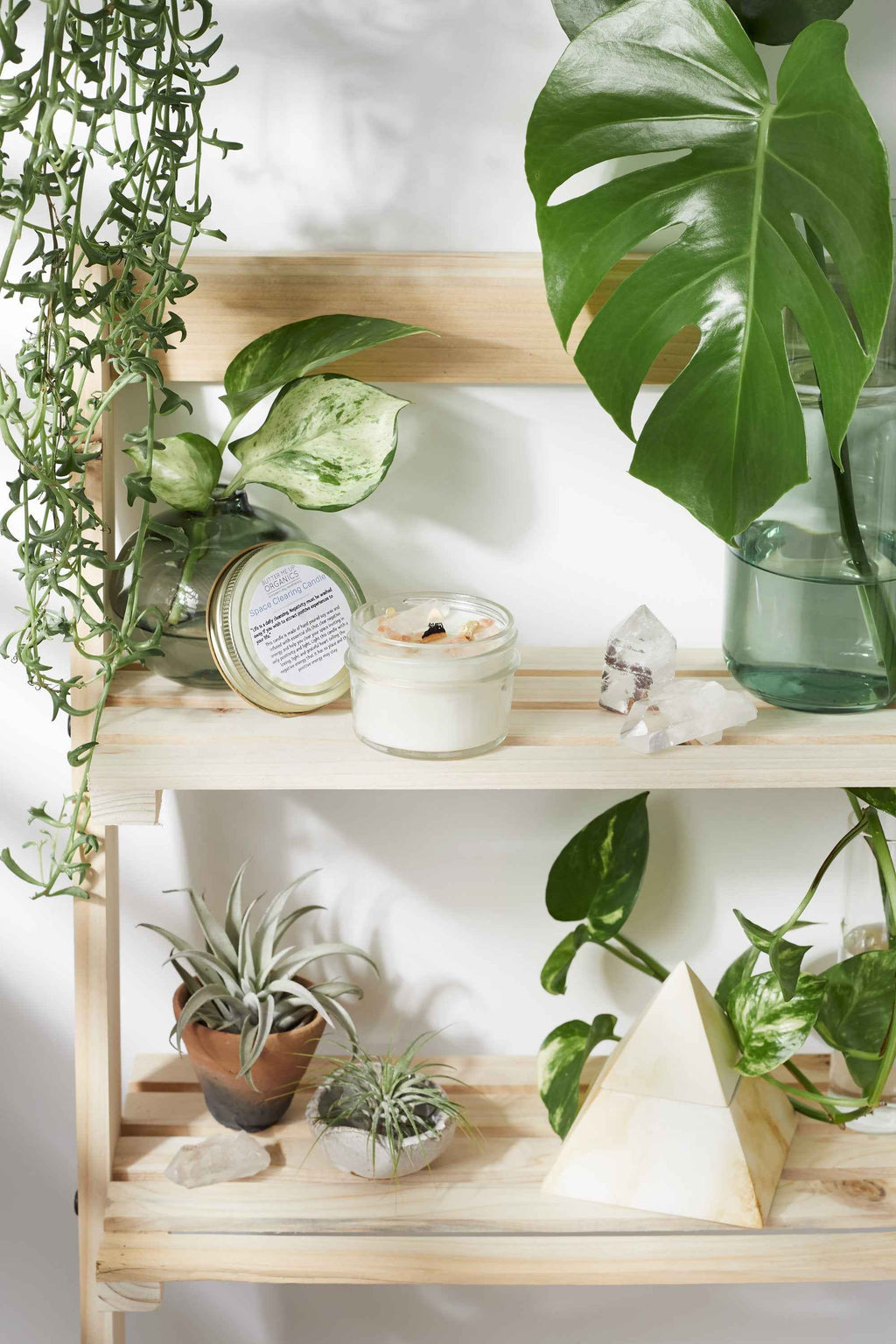 Space Clearing Intention Candle / Organic Soy Candle / Candle