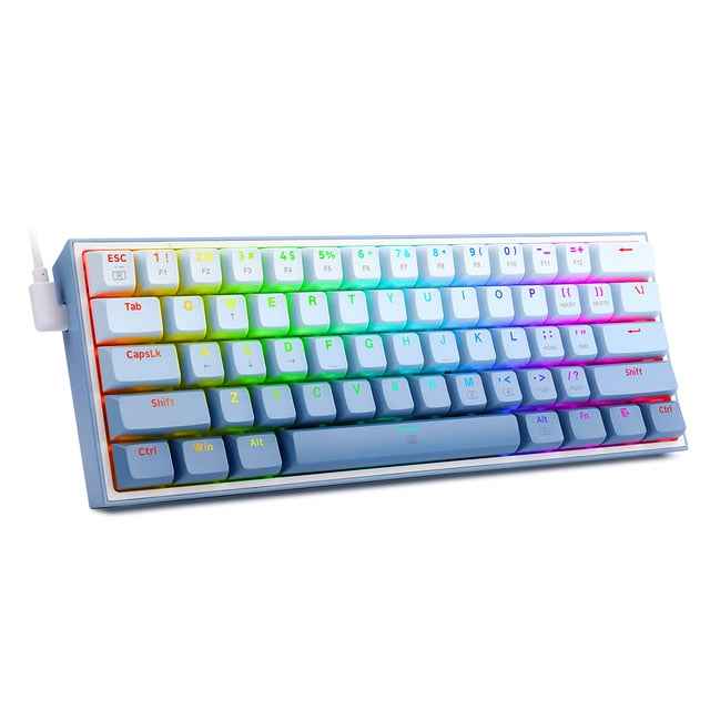 Mini Mechanical Gaming Keyboard - Wired Compact Gaming Keypad