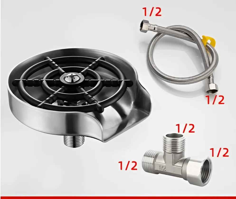 Glass Rinser Automatic Cup Washer for Effortless Cleaning