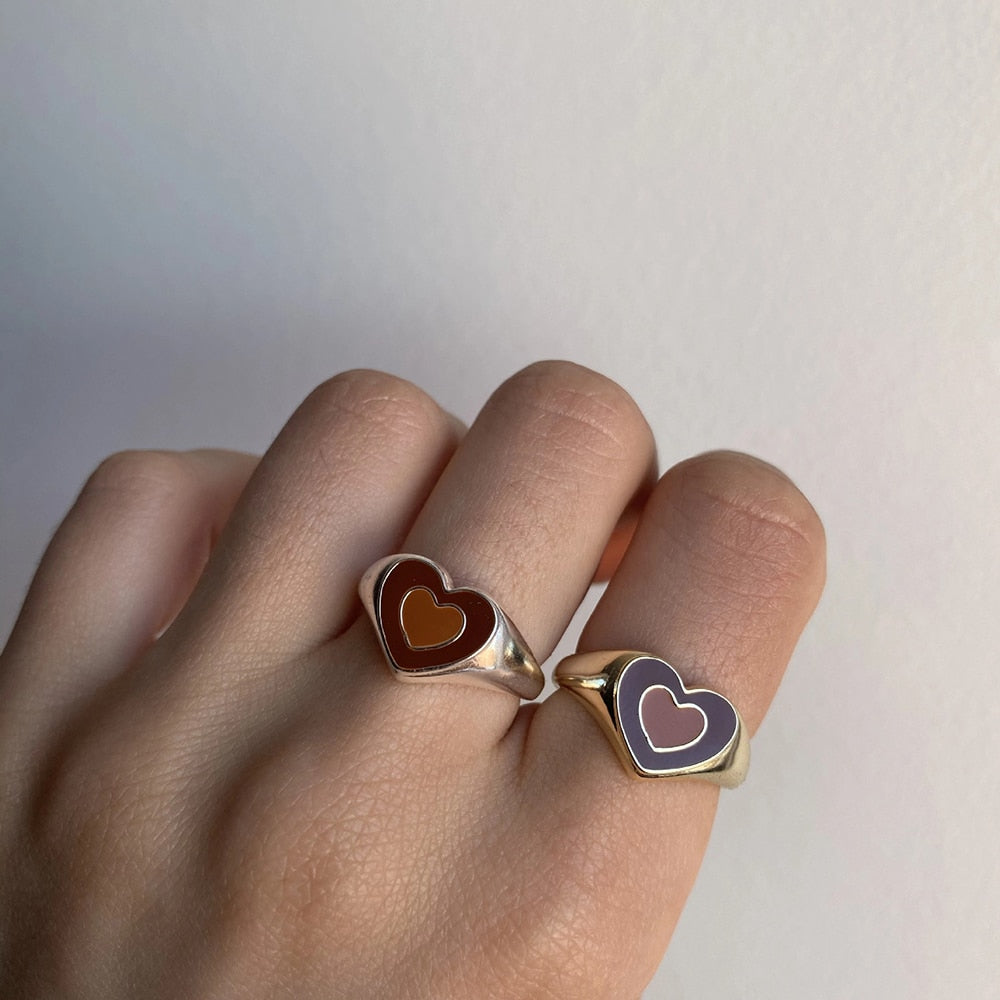 Creative Love Heart Ring - Firebrands