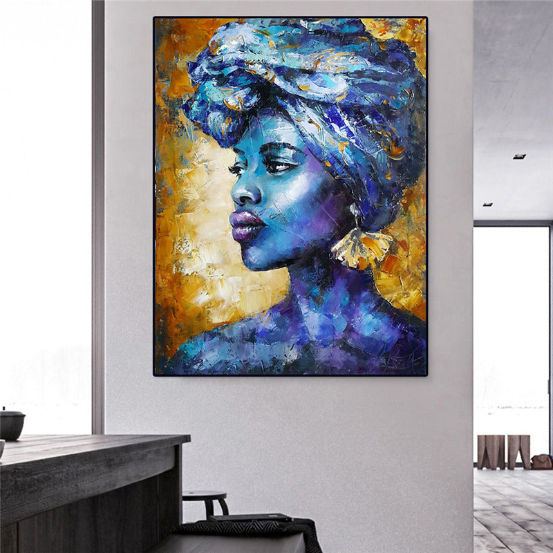 Canvas Core Painting Spray Hanging Frameless Painting