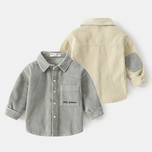 Camisola de manga comprida em algodão para menino