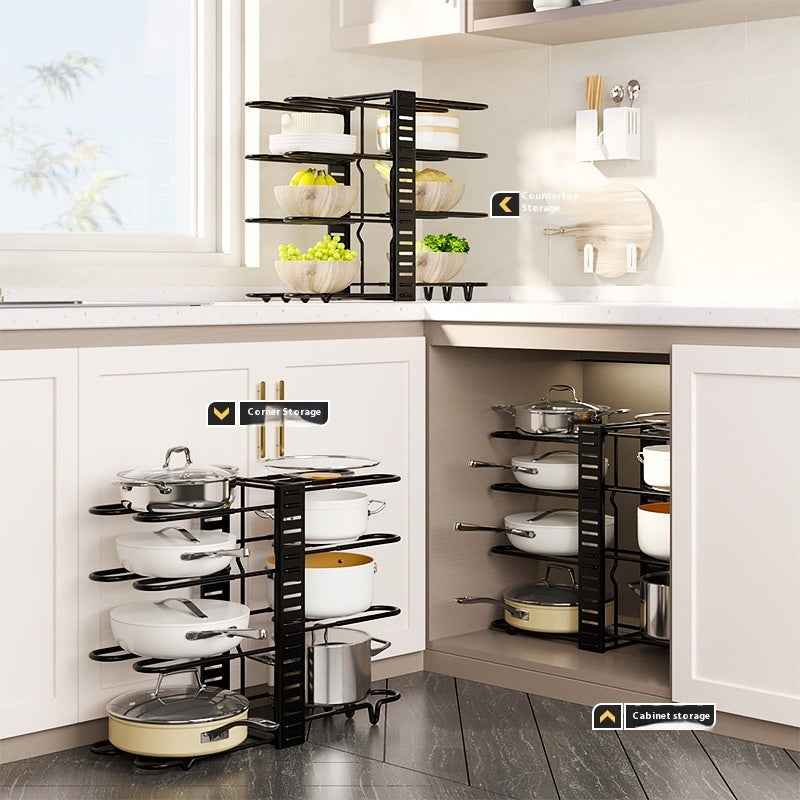 Removable Folding Multi-functional Kitchen Rack