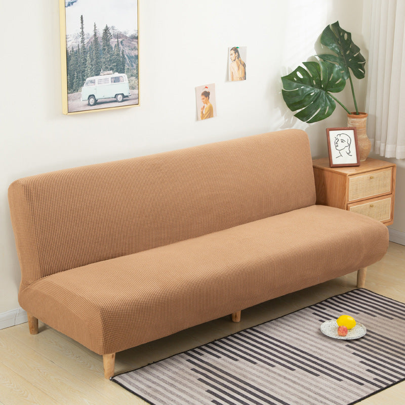 Housse de matelas universelle en velours de maïs uni pour canapé-lit