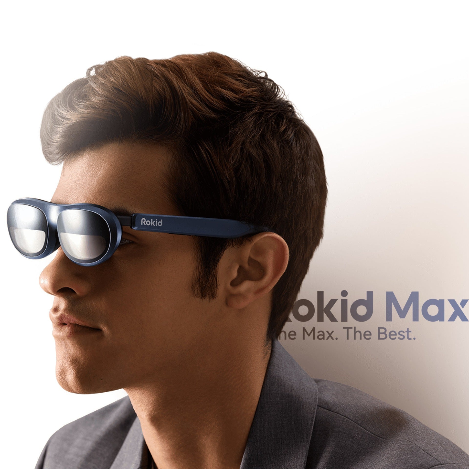 Lunettes de réalité augmentée intelligentes Rokid Max pour visionnage de jeux 3D