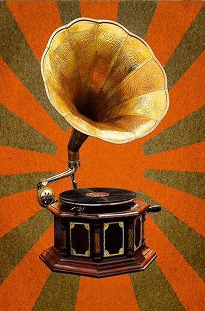 Tableau sur toile vintage antique