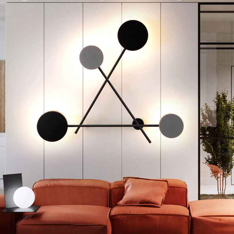 Simple Living Room Background Bedroom Creative Wall Lamp