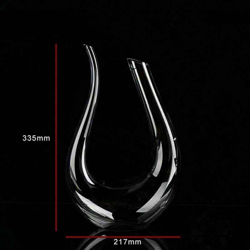 Crystal U-shaped Wine Decanter - 1500 ml