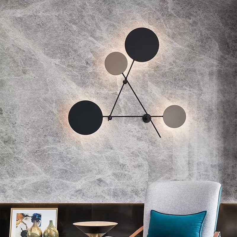 Simple Living Room Background Bedroom Creative Wall Lamp