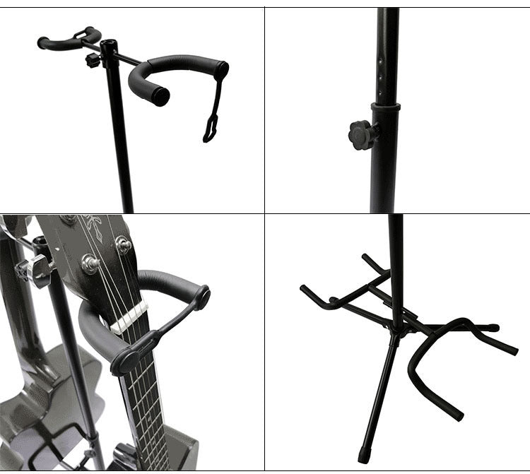Vertical Double-headed Adjustable Guitar Stand
