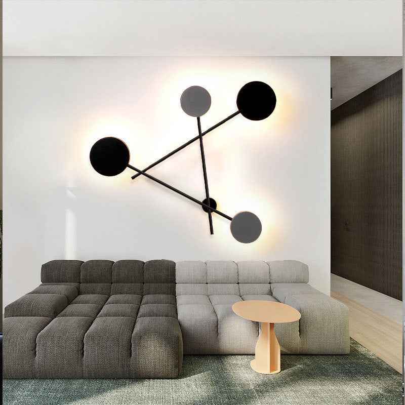 Simple Living Room Background Bedroom Creative Wall Lamp